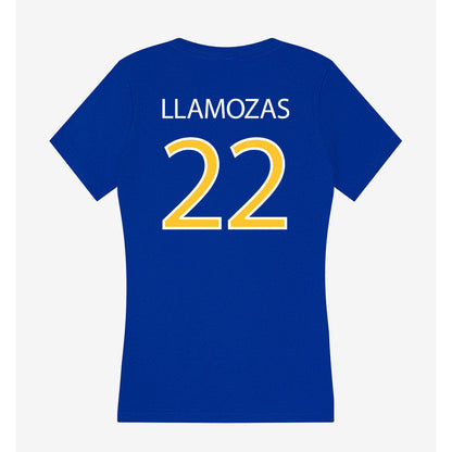 Hofstra - NCAA Men's Soccer : Daniel Llamozas - Women's V-Neck T-Shirt-1
