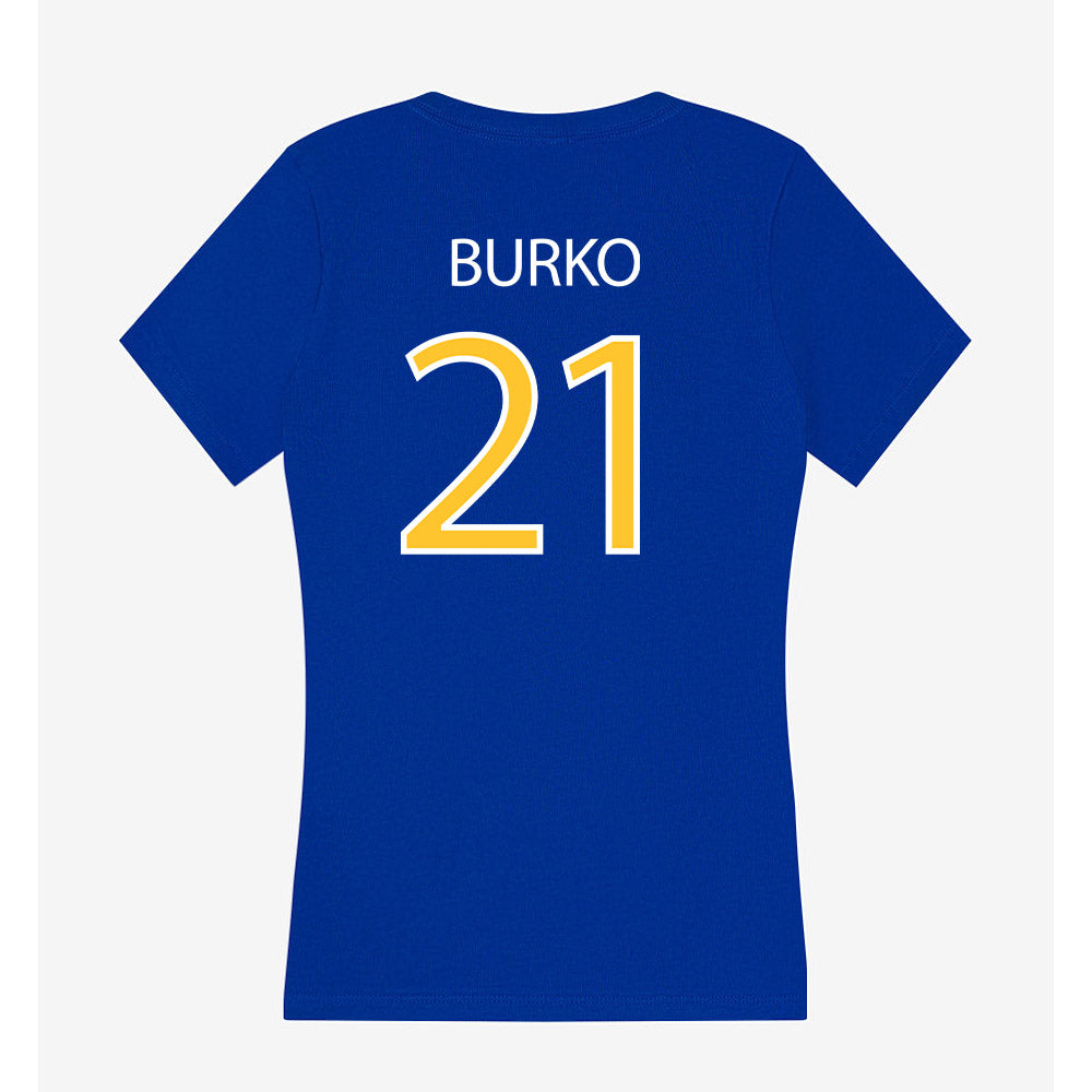 Hofstra - NCAA Men's Soccer : Daniel Burko - Women's V-Neck T-Shirt-1