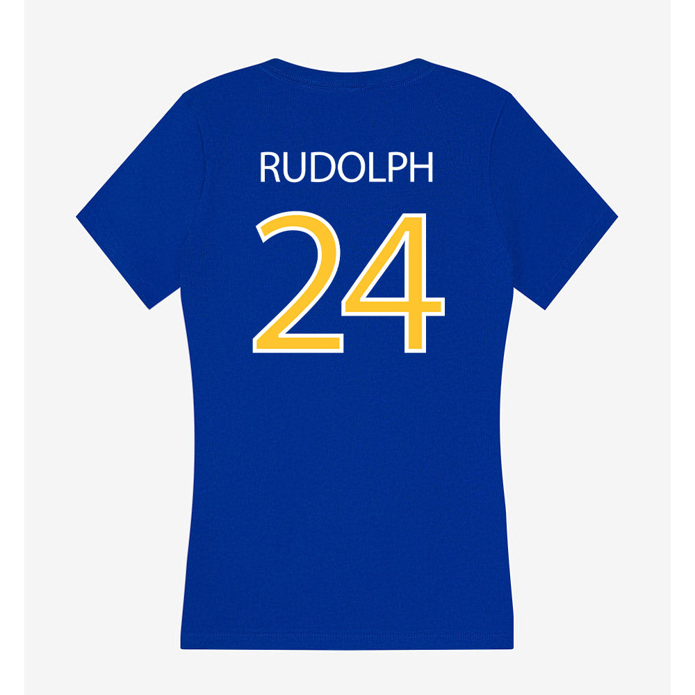 Hofstra - NCAA Women's Lacrosse : Madeleine Rudolph - Women's V-Neck T-Shirt-1