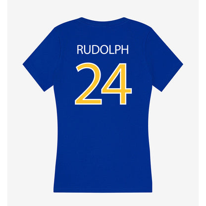 Hofstra - NCAA Women's Lacrosse : Madeleine Rudolph - Women's V-Neck T-Shirt-1