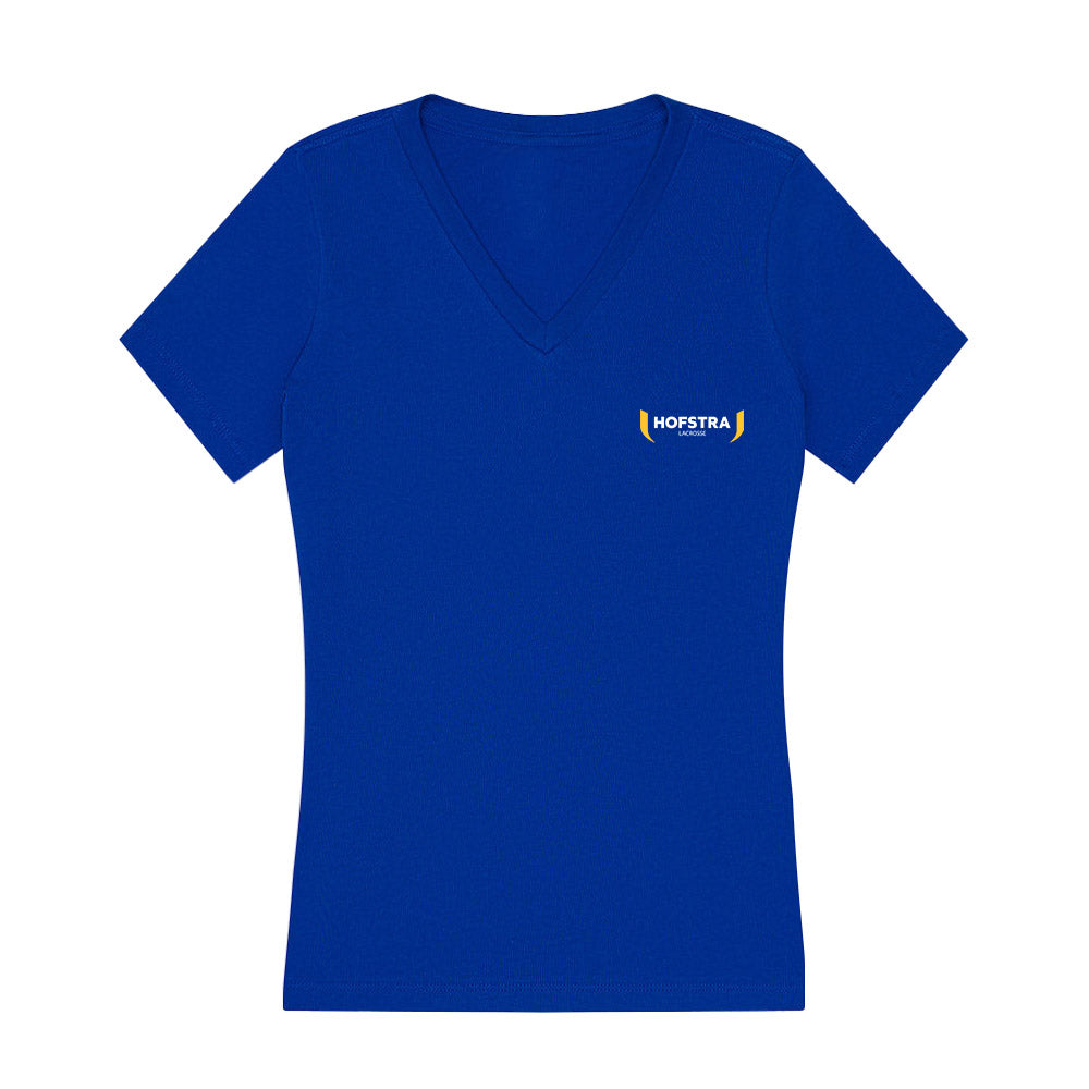 Hofstra - NCAA Men's Lacrosse : Drew Bogardus - Women's V-Neck T-Shirt-0