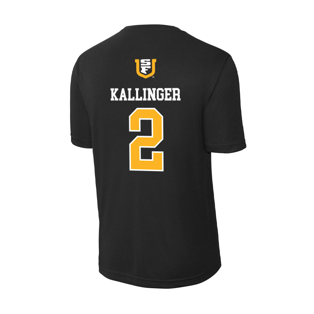USFCA - NCAA Baseball : Myles Kallinger - Activewear T-Shirt-1