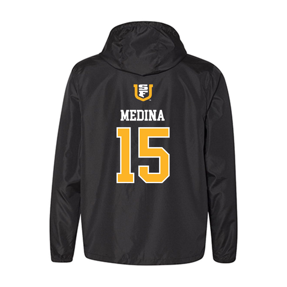 USFCA - NCAA Men's Soccer : Adrian Medina - Windbreaker-1