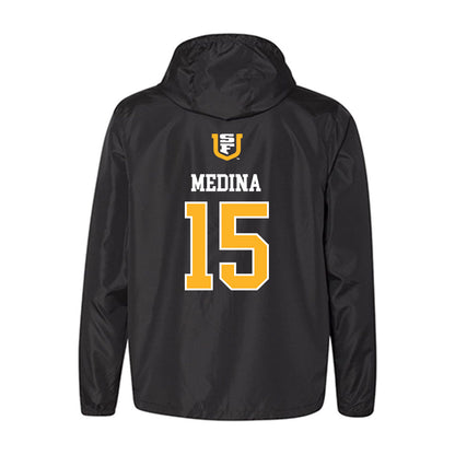 USFCA - NCAA Men's Soccer : Adrian Medina - Windbreaker-1