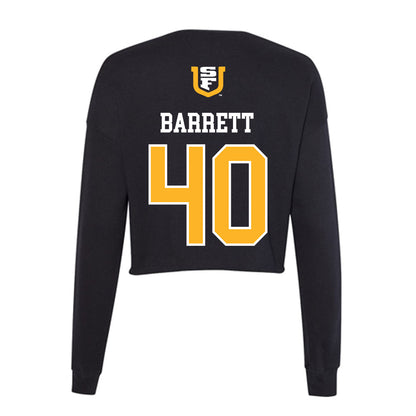 USFCA - NCAA Baseball : Gabriel Barrett - Women's Cropped Crew Fleece-1