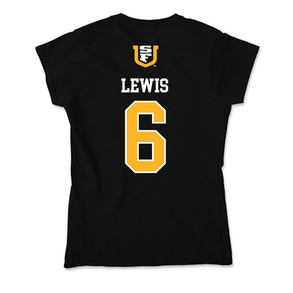 USFCA - NCAA Baseball : Jared Lewis - Soft Style Women’s T-Shirt-1