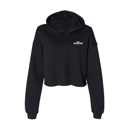 USFCA - NCAA Baseball : Tyler Harries - Women's Crop Fleece Hoodie-0