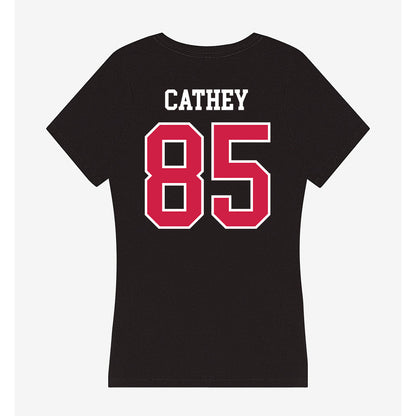 APSU - NCAA Football : Jabari Cathey - Women's V-Neck T-Shirt-1