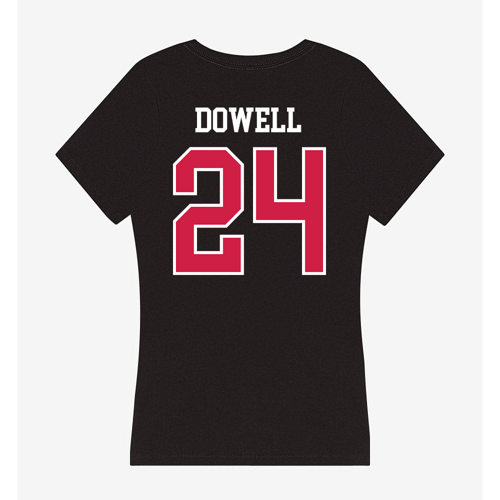 APSU - NCAA Football : Malaki Dowell - Women's V-Neck T-Shirt-1