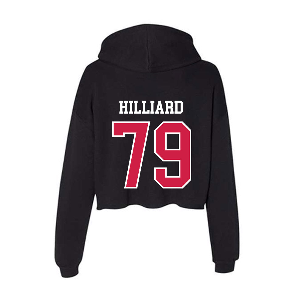 APSU - NCAA Football : Nicholas Hilliard - Women's Crop Fleece Hoodie-1
