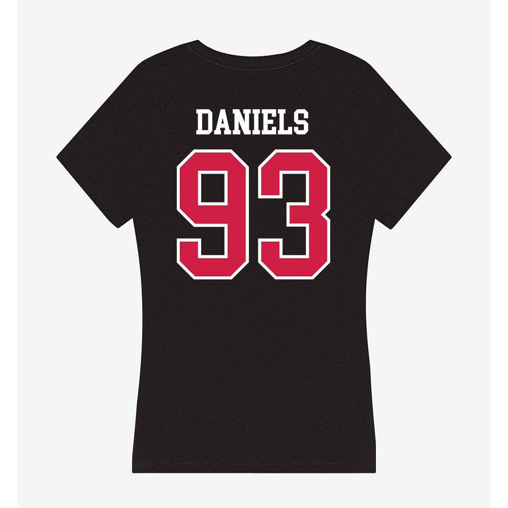 APSU - NCAA Football : Elijah Daniels - Women's V-Neck T-Shirt-1