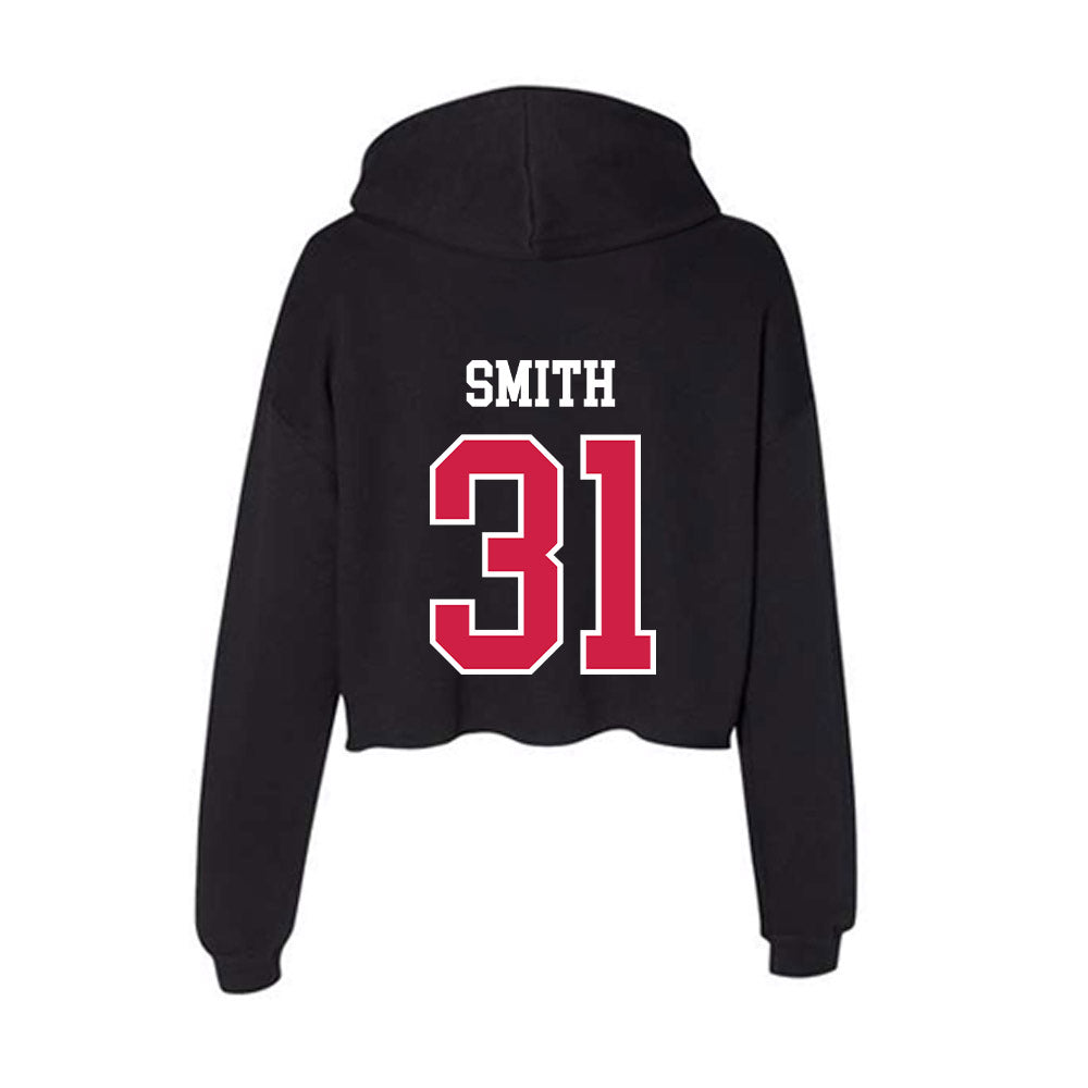 APSU - NCAA Football : Montreze Smith - Women's Crop Fleece Hoodie-1