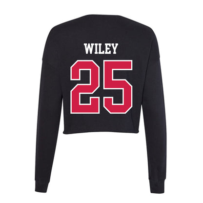 APSU - NCAA Football : Myles Wiley - Women's Cropped Crew Fleece-1