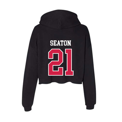 APSU - NCAA Women's Soccer : Jacee Seaton - Women's Crop Fleece Hoodie-1