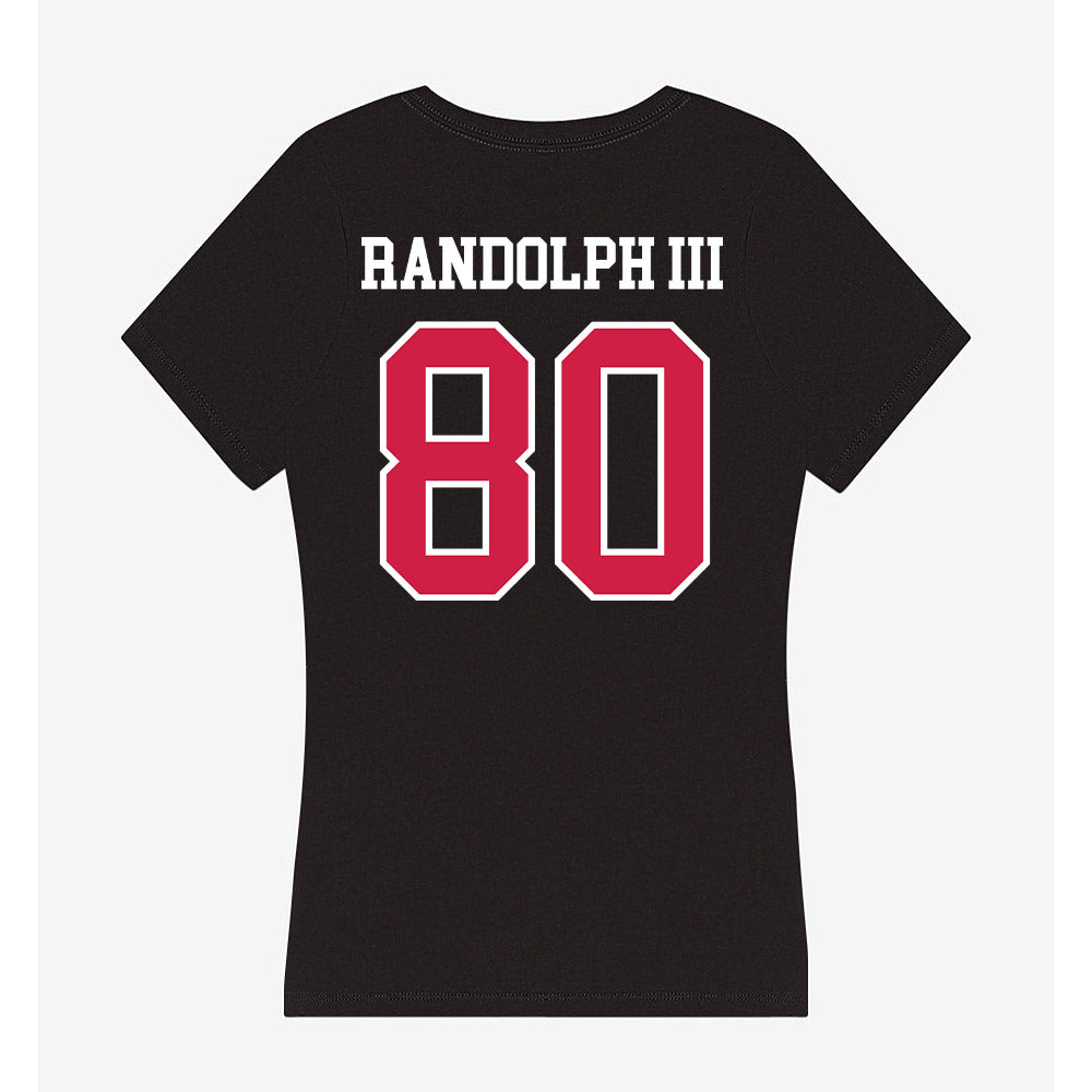 APSU - NCAA Football : Julien Randolph III - Women's V-Neck T-Shirt-1