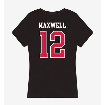 APSU - NCAA Football : Kamari Maxwell - Women's V-Neck T-Shirt-1