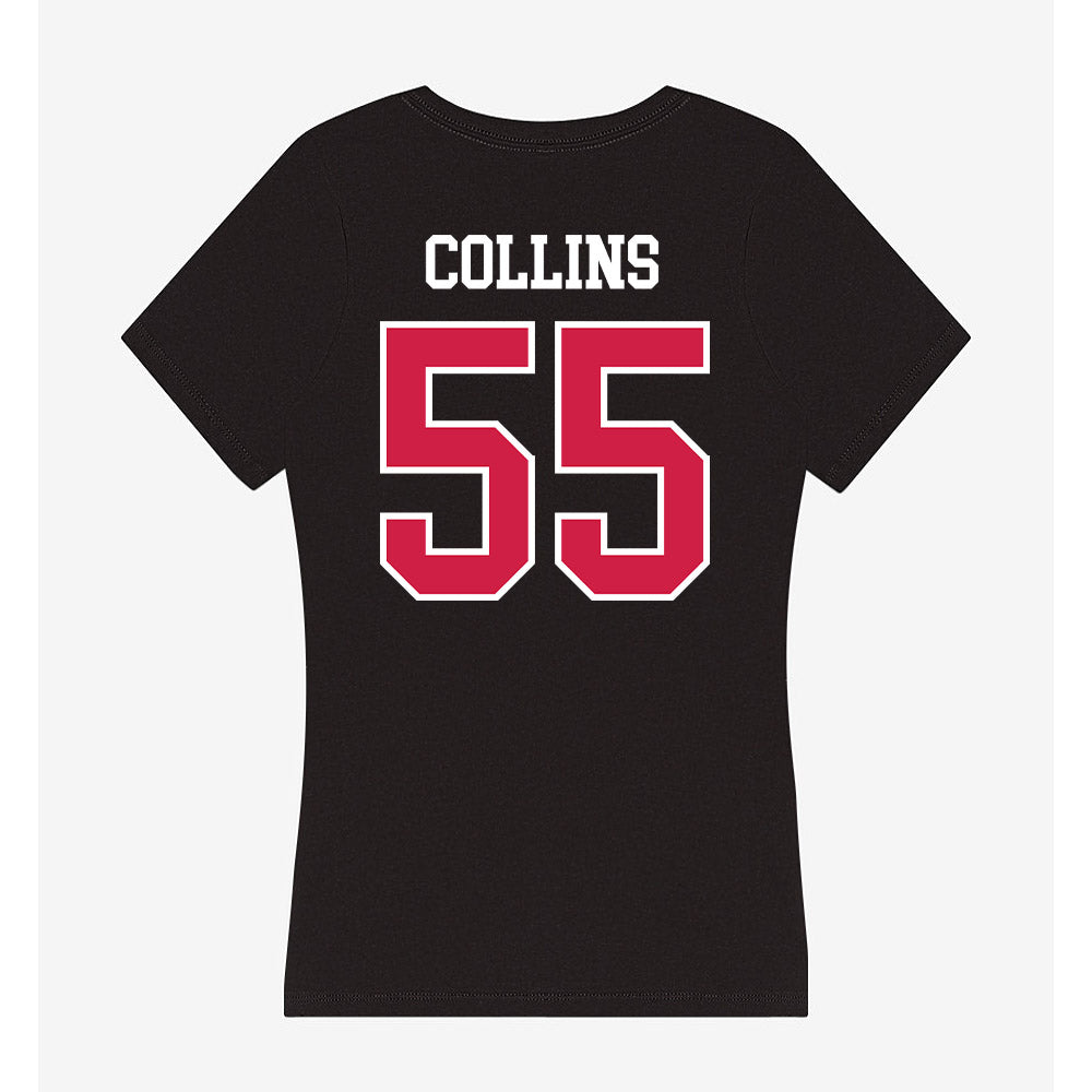 APSU - NCAA Football : Mekaih Collins - Women's V-Neck T-Shirt-1