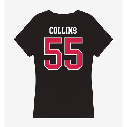 APSU - NCAA Football : Mekaih Collins - Women's V-Neck T-Shirt-1