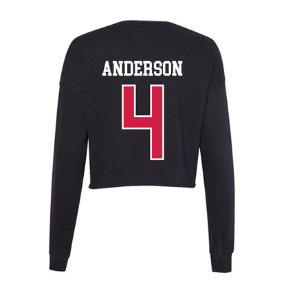 APSU - NCAA Women's Volleyball : Reagan Anderson - Women's Cropped Crew Fleece-1