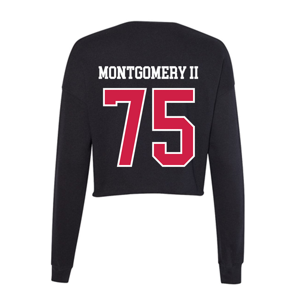 APSU - NCAA Football : Anthwone Montgomery II - Women's Cropped Crew Fleece-1