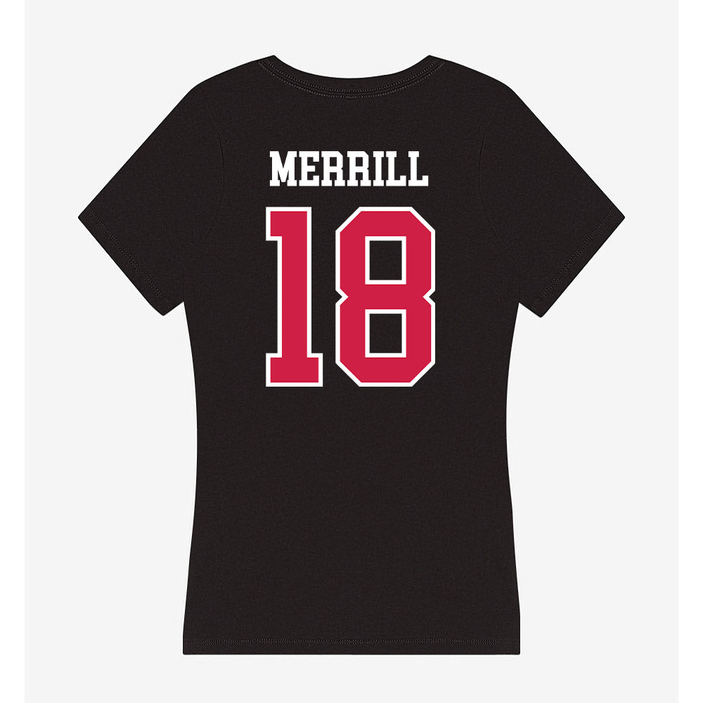 APSU - NCAA Football : Clayton Merrill - Women's V-Neck T-Shirt-1