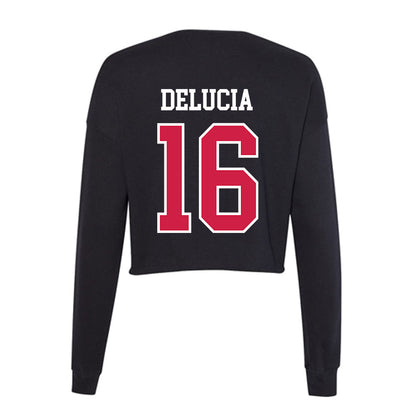 APSU - NCAA Baseball : Drew Delucia - Women's Cropped Crew Fleece-1