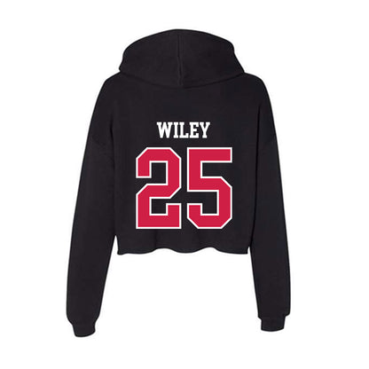 APSU - NCAA Football : Myles Wiley - Women's Crop Fleece Hoodie-1