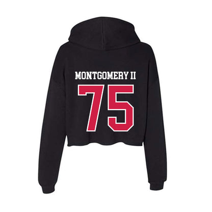 APSU - NCAA Football : Anthwone Montgomery II - Women's Crop Fleece Hoodie-1