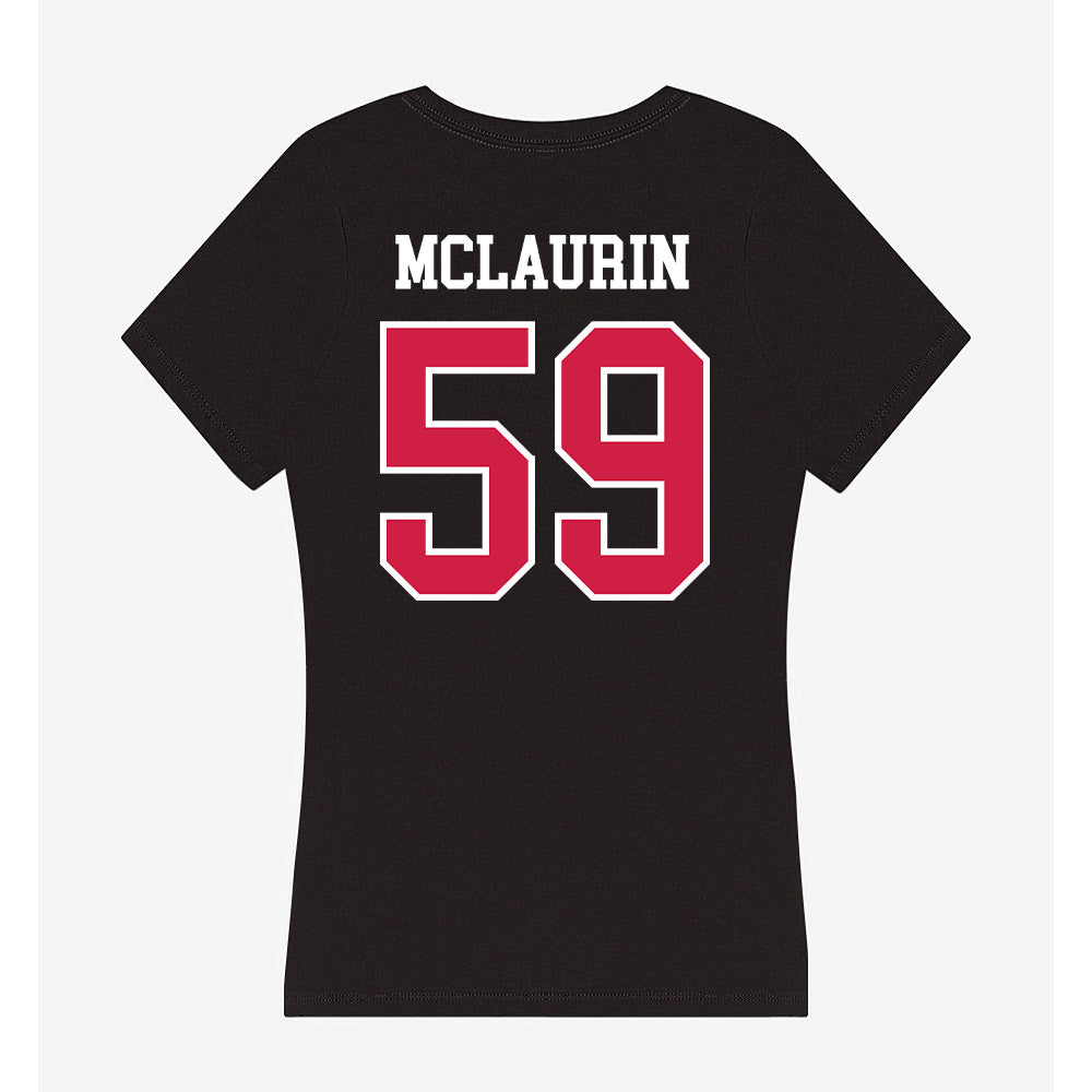 APSU - NCAA Football : Hayden Mclaurin - Women's V-Neck T-Shirt-1