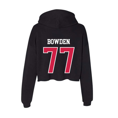 APSU - NCAA Football : Zakery Bowden - Women's Crop Fleece Hoodie-1