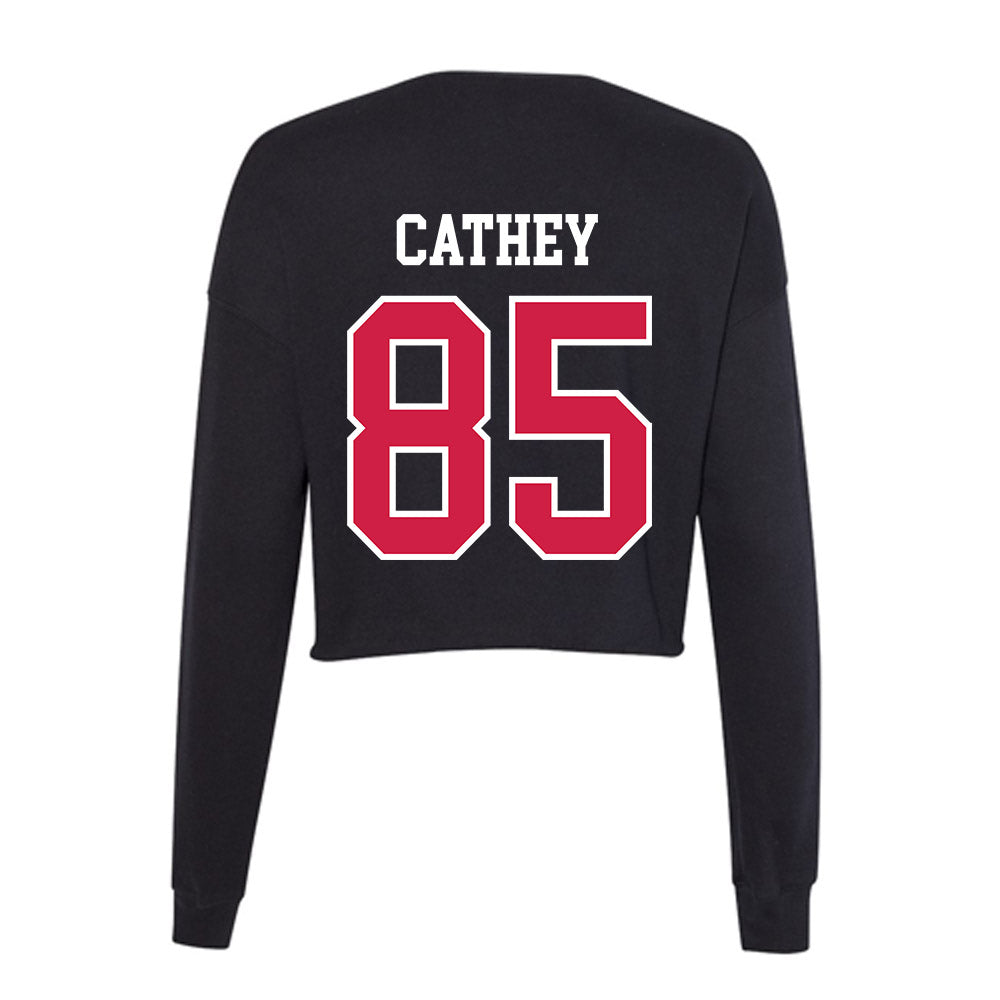 APSU - NCAA Football : Jabari Cathey - Women's Cropped Crew Fleece-1
