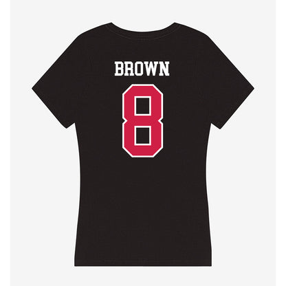 APSU - NCAA Football : Christopher Brown - Women's V-Neck T-Shirt-1
