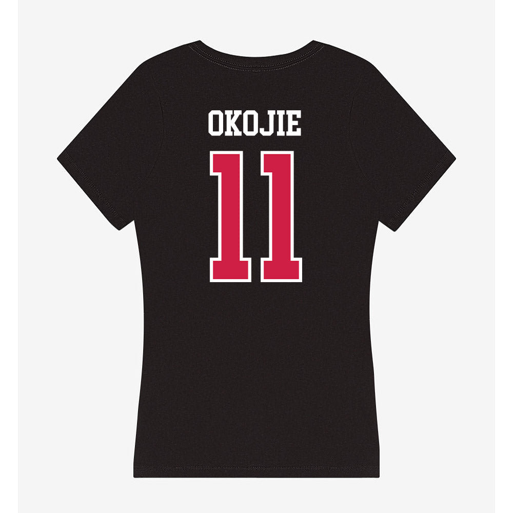 APSU - NCAA Women's Volleyball : Nicole Okojie - Women's V-Neck T-Shirt-1