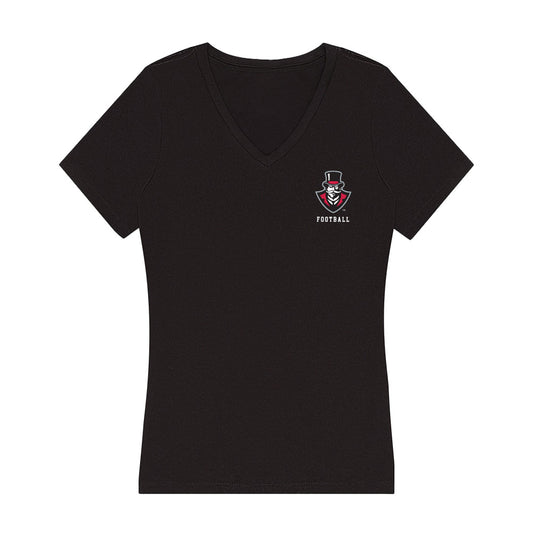 APSU - NCAA Football : Montreze Smith - Women's V-Neck T-Shirt-0
