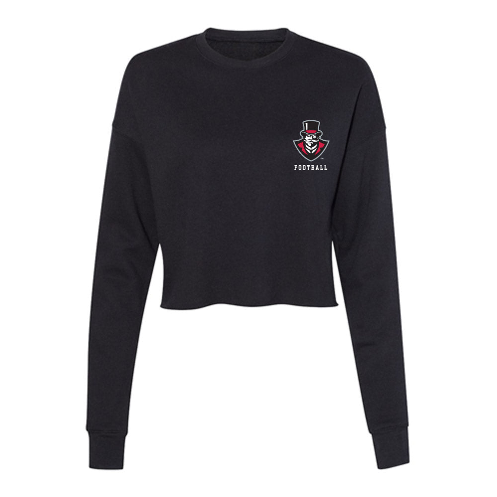 APSU - NCAA Football : Malaki Dowell - Women's Cropped Crew Fleece-0