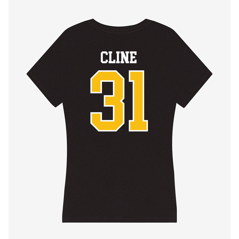 FHSU - NCAA Football : Aden Cline - Women's V-Neck T-Shirt-1