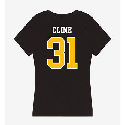 FHSU - NCAA Football : Aden Cline - Women's V-Neck T-Shirt-1