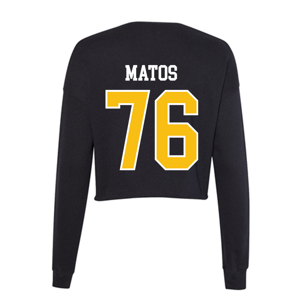 FHSU - NCAA Football : Ziah Matos - Women's Cropped Crew Fleece-1
