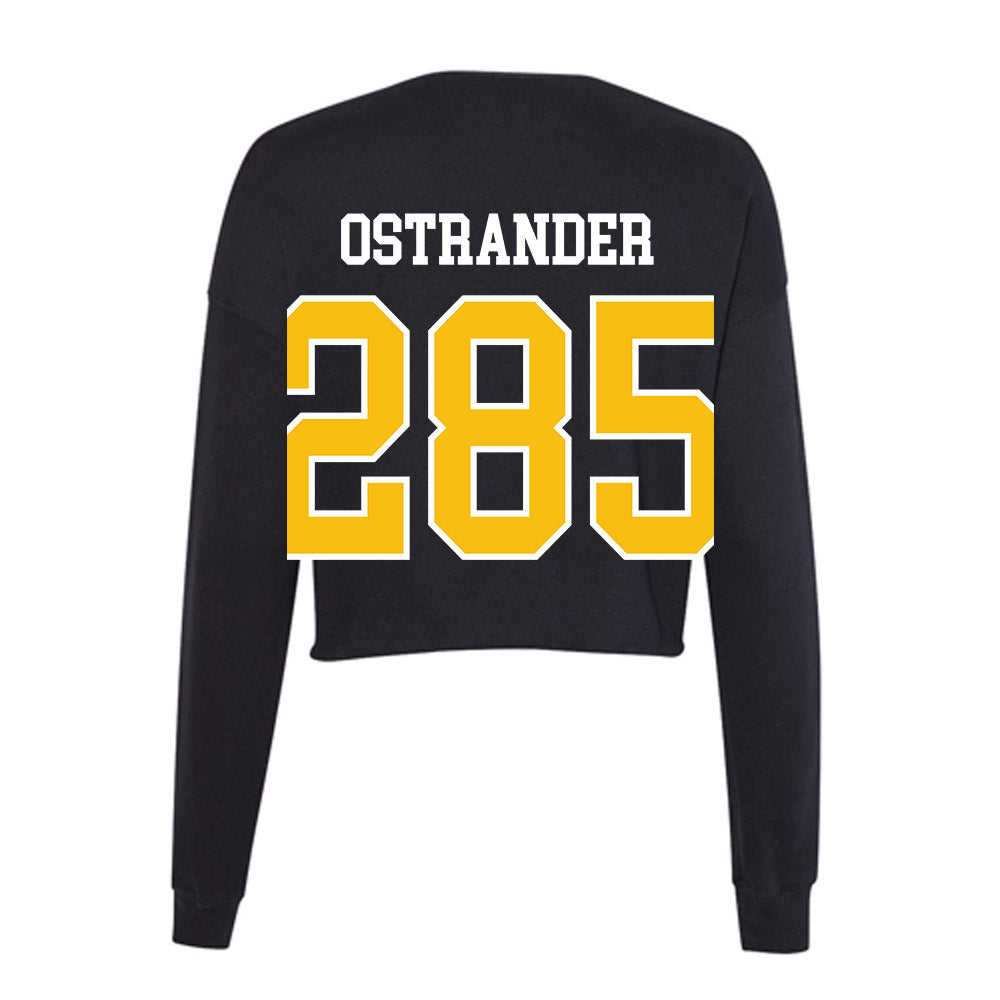 FHSU - NCAA Wrestling : Riah Ostrander - Women's Cropped Crew Fleece-1