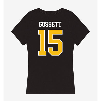 FHSU - NCAA Softball : Avery Gossett - Women's V-Neck T-Shirt-1