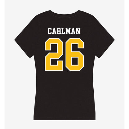 FHSU - NCAA Men's Soccer : Bastian Carlman - Women's V-Neck T-Shirt-1