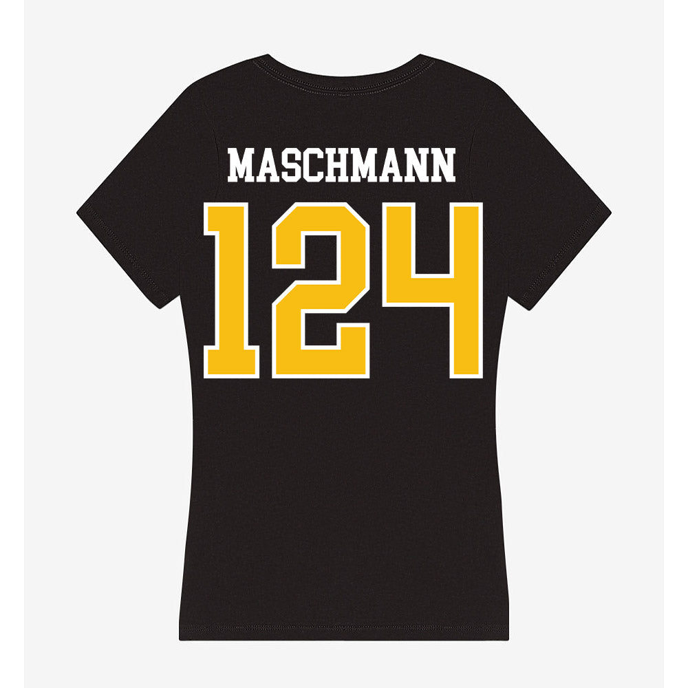 FHSU - NCAA Wrestling : Morgan Maschmann - Women's V-Neck T-Shirt-1