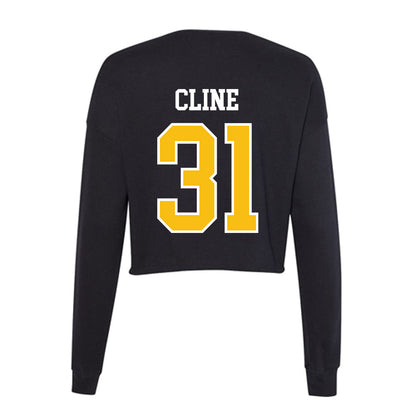 FHSU - NCAA Football : Aden Cline - Women's Cropped Crew Fleece-1