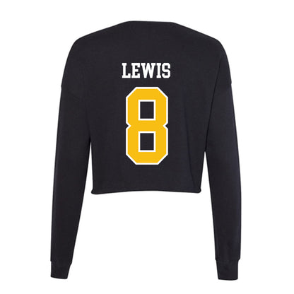FHSU - NCAA Football : Jabari Lewis - Women's Cropped Crew Fleece-1