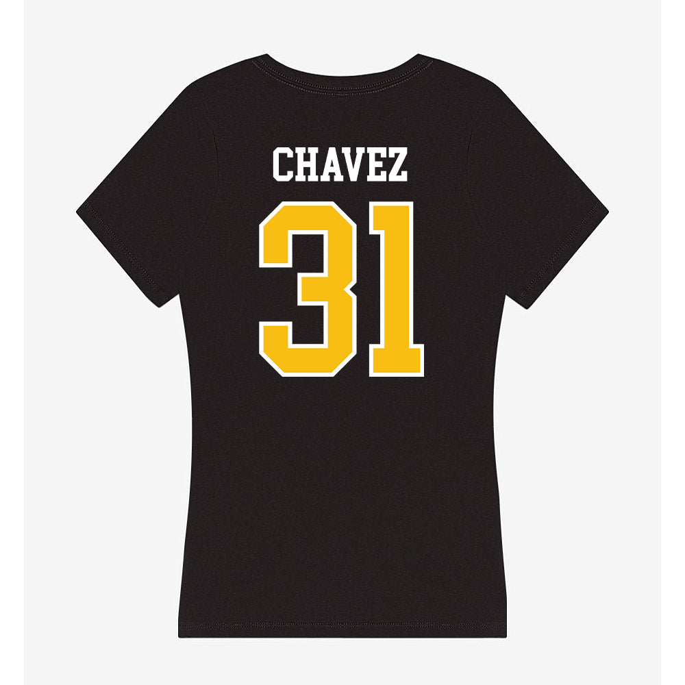 FHSU - NCAA Baseball : Brandon Chavez - Women's V-Neck T-Shirt-1