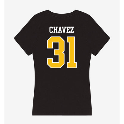 FHSU - NCAA Baseball : Brandon Chavez - Women's V-Neck T-Shirt-1