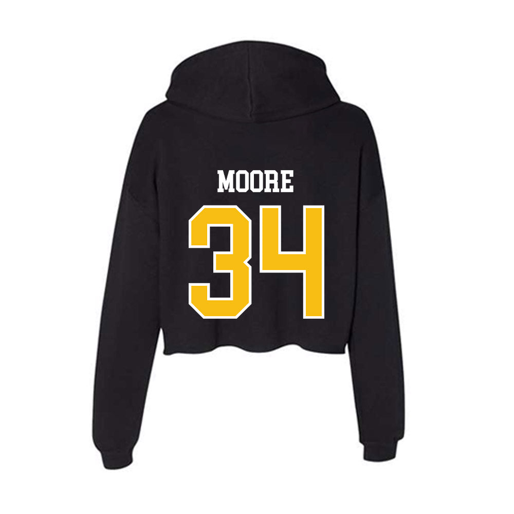 FHSU - NCAA Baseball : Tony Moore - Women's Crop Fleece Hoodie-1