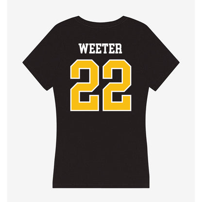 FHSU - NCAA Women's Basketball : Talexa Weeter - Women's V-Neck T-Shirt-1