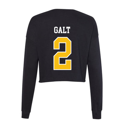 FHSU - NCAA Women's Volleyball : Abrey Galt - Women's Cropped Crew Fleece-1