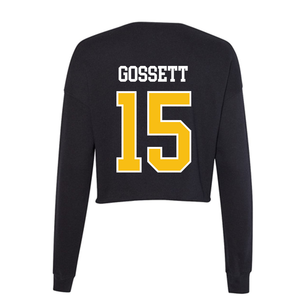 FHSU - NCAA Softball : Avery Gossett - Women's Cropped Crew Fleece-1